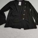 XIEERDUO Long Sleeve Tops for Women Tunics Buttons Front Slit M