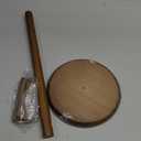 Wisuce Bamboo Coffee Mug Holder Tree, Thicker Base Coffee Cup Holder Stand for Counter, Countertop Mug Rack Organizer with 6 Hooks (Brown)