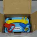 Growsun Electric Balloon Pump Air Inflator Portable Automatic Dual Nozzle Balloon Blower 110V 600W for Birthday Baby Shower Balloons Party Decorations (Blue)