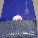 MIULEE Set of 2 Waffle Bathroom Rugs, Boho Bath Rugs Non Slip Washable, Super Absorbent Bath Mats, Ultra Soft Rubber Backed Shower Mats for Bathroom Floor, Tub, Blue, 17"x24"+18"x30"