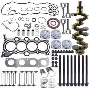 G4NC 2.0L Engine Rebuild Overhaul Kit w/Crankshaft,Head Gasket Set & Connecting Rod Compatible with Kia Sportage Forte Carens Soul Hyundai Tucson Elantra Replace# 623V6-2EH00 23040-2E000