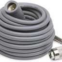 K40 K4018FME 18ft Super Mini-8 CB Antenna Cable with Removable FME Connector, Black