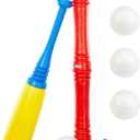 Little Tikes T-Ball Set, Red, 5 Balls, for Toddlers Ages 18+ Months – (hjvftych)