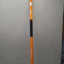 57 Inch Heavy Duty Garden Hoe with Orange Fiberglass Handle - Long Handle Garden Hoes for Weeding, Gardening, and Cultivating - Durable Hoe Garden Tool for Heavy Duty Use