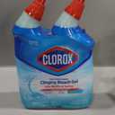 CLOROX Toilet Bowl Cleaner Clinging Bleach Gel, Ocean Mist, 24 Fl Oz, Pack of 2