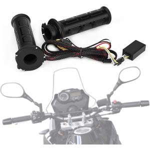 Heated Grips Motorcycle Handlebar Grips 1 Pair 22mm(7/8") , Electric Fast Heated Handlebar Grips, Universal Motorbike Handlebar Grips for Motorcycle