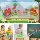 Magnetic Blocks - 100PCS Magnetic Toy Set, STEM Montessori Sensory Toys for 3+ Year Old Boys & Girls, Creative Construction Toys Gift for Toddlers Kids