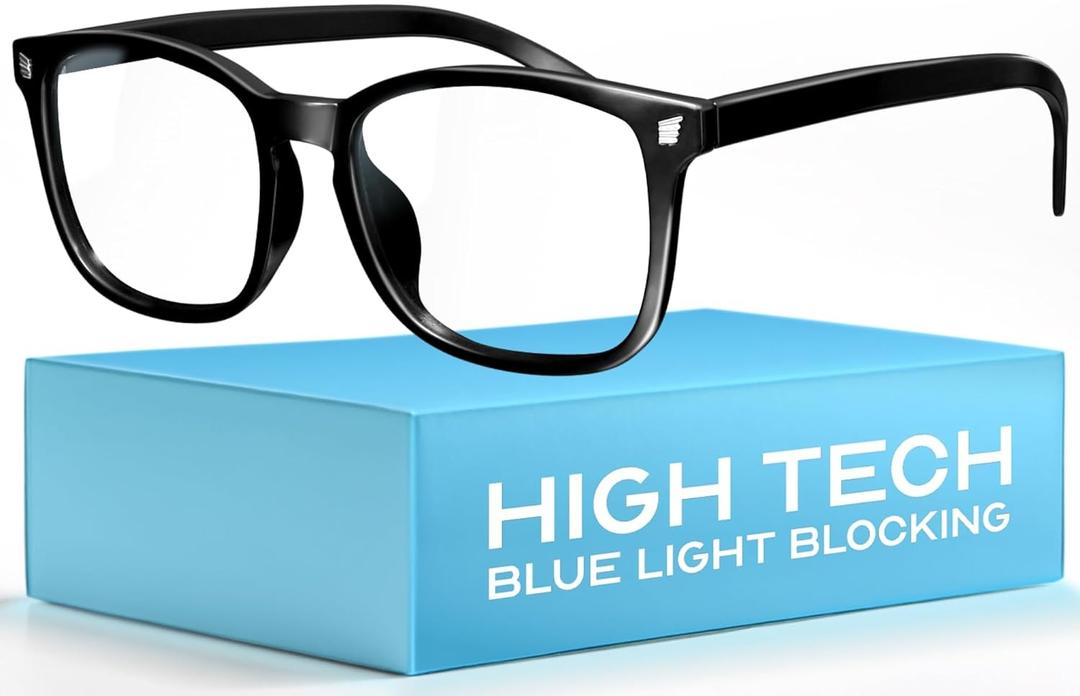 livho High Tech Blue Light Glasses - Advanced up to 99% Blue Light Blocking Computer Glasses - Screen Fatigue & UV Protection, One Pack