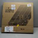 Art3d 12-Pack Smooth Drop Ceiling Tile 2ft x 2ft - Fire-Rated, Waterproof, Reusable - Premium PVC, No Sag and Breakage - Cover 48 Sq. Ft, Black, 24*24