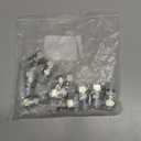 10 Pack Hydraulic Hose Fittings: 3/8" NPSM Female x 3/8" NPTF Male, Hydraulic End Connector Swivel Fitting Kits with Protection Cover