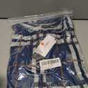 MIROL Women's Long Sleeve Plaid Color Block Casual Swing Loose Fit Tunic Dress (Blue, XL)