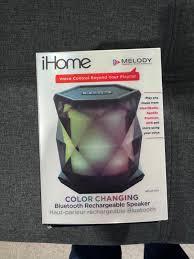 iHome Melody Color Changing Bluetooth Rechargeable Speaker