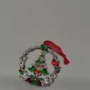 Christmas Tree Ornament Metal Silver Hanging Rotatable Design Charm Holiday Decorative Pendant Gift Keepsake (2025)