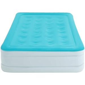 18" Air Mattress Full with Built in Pump - Raised Double Blow up Bed - Quick Inflate/Deflate Airbed Inflatable Mattress