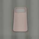 ORNARTO Compatible with iPhone 17 Pro Max Case 6.9", Slim Liquid Silicone 3 Layers Soft Gel Rubber Shockproof Protective Cover with Anti-Scratch Microfiber Lining-Chalk Pink