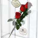 BOHOIDEE 10 x 14 Shadow Box Frame Display Case with Magnetic Door, Clear Acrylic Shadow Memory Box Frame for Flower Baby Pet Wedding Photo(1, Medium-Clear)