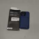 for iPhone 17 Case with Card Holder, Built-in Stand & Camera Lens Cover, Shockproof Rugged Silicone Bumper Raised Edge Protective Wallet Phone Case for iPhone 17 6.3" 2025, Blue