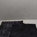 decorUhome Chenille Black Spring Throw Pillow Covers 18x18 Inch Set of 2, Decorative Soft Couch Pillow Covers Solid Dyed Accent Farmhouse Neutral Square Pillow Cases for Sofa