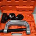 DAYUAN Ball Joint Press & U Joint Removal Tool Kit with 4x4 Adapters for Most 2WD and 4WD Cars and Light Trucks with Red Storage Case Red
