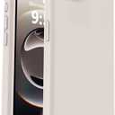 Vooii Compatible with iPhone 16e Case, Liquid Silicone Upgrade [Camera Protection] [Soft Anti-Scratch Microfiber Lining] Shockproof Phone Case for iPhone 16e 6.1 inch - Stone