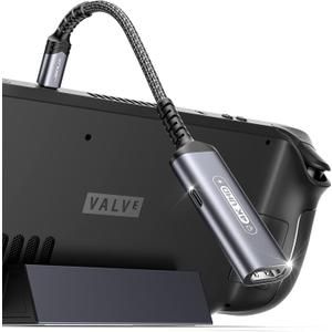 JSAUX 2-in-1 USB C to HDMI Adapter, 4K@60Hz Type-C to HDMI 2.0 Adapter with PD 100W Fast Charging, Compatible with iPhone 15 Pro Max, Galaxy S23, Note 20, Steam Deck, ROG Ally