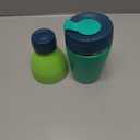 KeepCup 2 in 1 Reusable Stainless Steel Travel Mug and Water Bottle, 530ml, Green