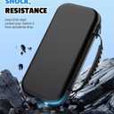 MoKo Carrying Case for Nintendo Switch 2(2025), Protective Hard Shell Portable Travel Carry Case Pouch holds 10 Cartridges with Pockets for Switch 2 Accessories and Games, Black