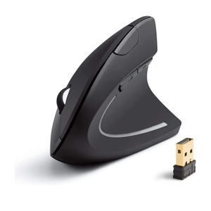Tecknet 2.4G USB Wireless Vertical Mouse,Ergonomic Optical Mouse,1600 DPI, 6 Buttons for Laptop, PC,Desktop, MacBook (Right Hand)