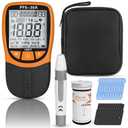 5- in-1 Lipid Test Kits with 10 Test Strips, Cholesterol Test Kits, Cholesterol Tester Meter Kit at Home, (All-in-One 10ea x Profile 5-in-1 Lipid Test Strips Included)