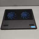 TECKNET Laptop Cooling Pad, 12"-15.6" Laptop Cooler, Gaming Laptop Cooling Stand, Wind Speed Adjustable, 2 USB Powered Laptop Fan Cooling Pad for Laptop Within 16 Inch (Blue)