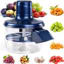 Automatic Grape Peeler Machine, Electric Garlic and Cherry Tomato Peeler, Cordless Fruit Skin Remover for Small Produce, Easy Peeling Kitchen Tool (Blue, 1PC)