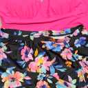 Daci Women Tankini Swimsuits with Skirt - Two Piece Tummy Control Skirted 2PC Bathing Suits Swimwear (Large, Pink Floral)