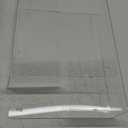 2 Pack Clear Acrylic File Holder Wall Mount Self Adhesive, Legal Size Hanging Paper Organizer, Wall Pocket File Holder Storage for Letter Folder Brochure Magazine Bookshelf Literature Display (13 x 9.5 in)