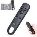 JJC Wireless Bluetooth Remote Control Replaces Sony RMT-P1BT for Sony A7R5 A7M4 ZV-E1 ZV-1F ZV-1 II ZV1 ZV-E10 FX30 A1 A7C II A7CII A6700 A6600 A6400 A6100 A7R IV III A7 IV III A9 II RX100 VII RX0 II