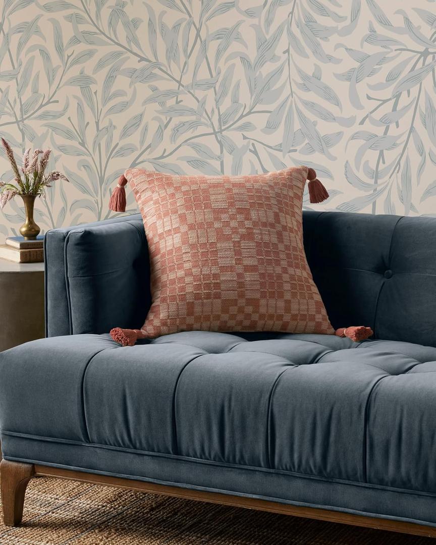 Loloi Chris Loves Julia Ellery Collection PCJ0017 Clay 18'' x 18'' Cover Only Pillow