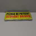 10 x Student Driver Magnet for Car - Upgraded Please Be Patient Student Driver Vehicle Bumper Magnetic Sticker, Stronger Magnetic New Student Driver Safety Warning Reflective Signs for Beginner, Set of 3