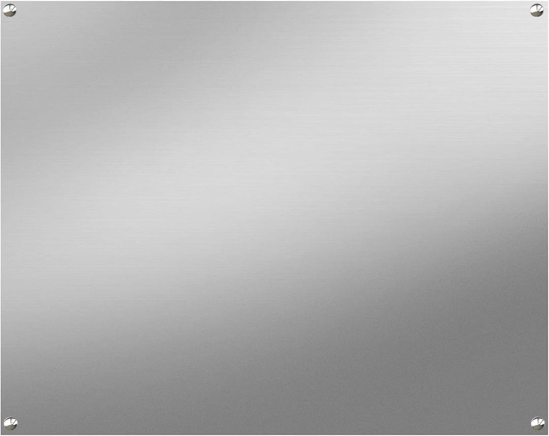 ThermoMate 24 x 30 Inch Stainless Steel Backsplash, Range Hood Wall Shield, Backsplash Behind Stove, Pre-Drilled Holes for Easy Mounting, Splash-Proof, Effortless Cleaning