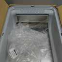 2PACK Stainless Steel Litter Box with Lid, Extra Large Metal Litter Boxes for Big Cats and Kitten, XL High Sided Littter Box,Odorless,Non-Stick,Easy Cleaning,Scoops Included