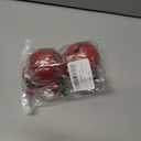 2PCS Christmas Jingle Bells Ornaments 5.5 Large Tree Decorations Red Berries Pine Cone Bow Hanging Pendant for Xmas Outdoor Garland Party Supplies