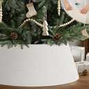 Christmas Tree Collar, Adjustable Tree Collars for Artificial Trees, Xmas Trees Stand Cover, Base Cover for Christmas, 28"10" (Large, White)
