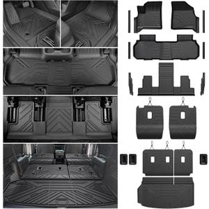 Floor Mats for 2024-2026 2027 Chevy Traverse & GMC Acadia 7 Seats