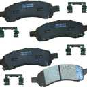 Bendix Premium SBC1169 Ceramic Front Brake Pads for Select Models Buick Rainier, Chevrolet Colorado, Trailblazer, Trailblazer EXT, GMC Canyon, Envoy, Envoy XL, Isuzu Ascender, Saab 9-7x