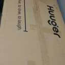 Huuger Computer Desk, 63 Inch Office Desk, Gaming Desk with Storage, Writing Desk Work Desk for Home Office, Study, Modern Simple Desk, Large Legroom, Metal Frame, Rustic Brown and Black