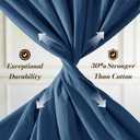 SONORO KATE 100% French Pure Linen Sheets, Breathable and Durable Linen King Size Sheets, Anti-Tear Linen Bed Sheets, Machine Washable, 16 Inch Deep Pocket - 4 Piece (Navy Blue, King)