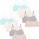 Fruit of The Loom Girls Big Girls Training Bra Value Packs Size S