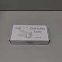 [12-Pack] Invisible Baby Proofing Cabinet Locks - No Drill Child Safety Drawer Latches - Adhesive Childproof Latch for Cabinets, Kitchen & Furniture - Secure Toddler & Infant Safety No Tools Required (White)