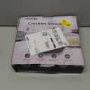 10" Pro Chicken Shredder Tool Twist Large for Kitchen, BPA-Free Food-Safe Meat Grinder, Visible Chicken Breast Meat Shredder with Strong Anti-Slip Bottom & Ergonomic Handle, Black