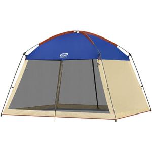 CAMPROS CP Screen House Tent 12 x 12 Ft Screened Mesh Net Wall Canopy