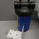 Geekpure 10-Inch Whole House Water Filter Housing with Wrench and Bracket-4.5 x 10 Inch-3/4-Inch Port