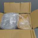 Yesland 50 Pack Compostable Rectangular Kraft Paper Bowls, 25 Oz, Microwave & Freezer Safe, Reusable, Perfect for Take-Out, Office Lunch, Picnic, 6.75 x 4.75 x 2.5 inches